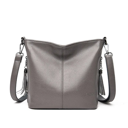 Tassels Women Hand Crossbody Bags for Female Leather Crossbody Luxury Purses and Handbags Women Shoulder Bag Designer Bucket Sac