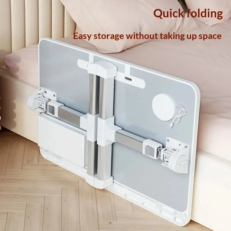 Bedroom Office Desk Compact Computer Study Height Adjustable Folding Laptop Bed Table Portable Computer Desk Student Dorm