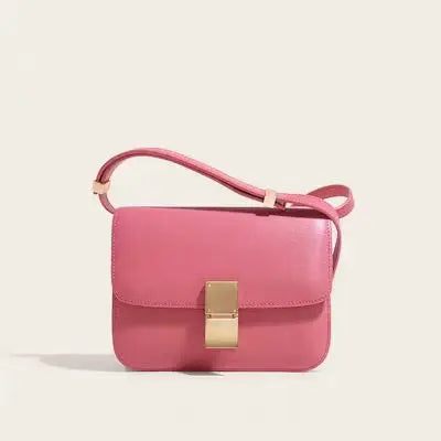 Luxury Designer Tofu Bags Square Bag One Shoulder Crossbody Bag Fashion Handbags Top Quality Genuine Leather Women's Bag Chic
