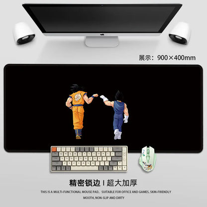 Man Mouse Pad Dragon Ball Mouse Pad Son Goku Printing Pattern Large Gaming Keyboard Desk Mat Super Saiyan Animation Desk Mat