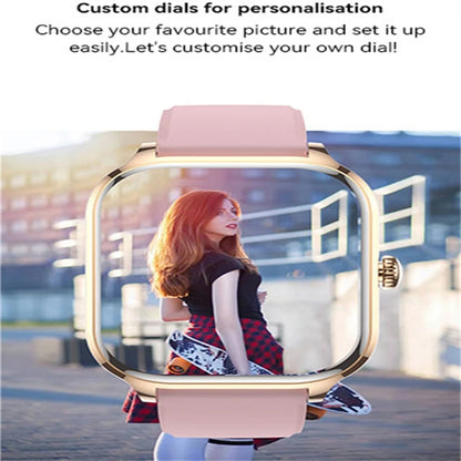 Sports Smartwatch For Women and Men HD Screen Phone Call Music Message Preview Weather Smart Watches Compatible with Android iOS
