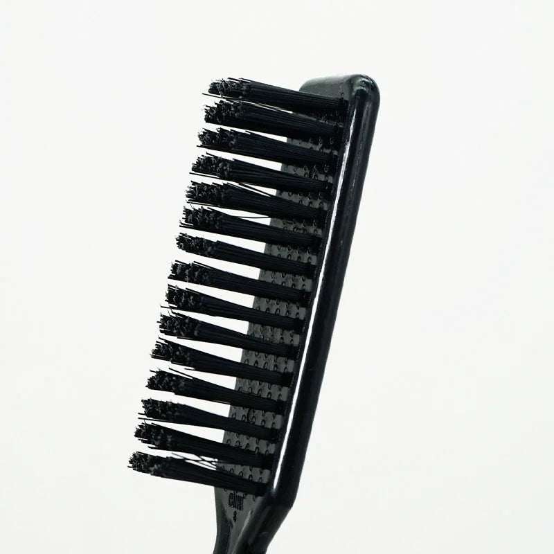 Beard Styling Brush Professional Shaving Beard Brush Hair Oil Head Styling Carving Cleaning Brush, Special for Real Hair Wigs