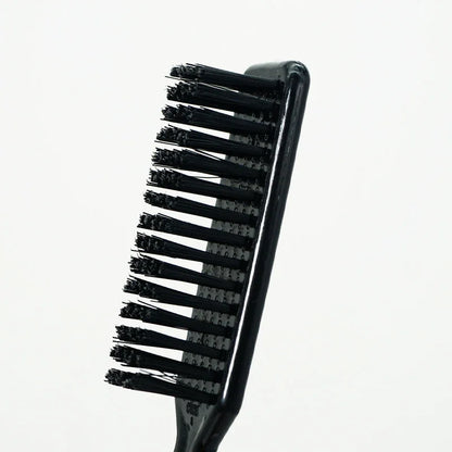 Beard Styling Brush Professional Shaving Beard Brush Hair Oil Head Styling Carving Cleaning Brush, Special for Real Hair Wigs