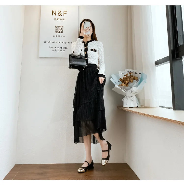 Fashion Mary Jane Women's Shoes 3cm Wide Heel Pumps Embroidered Flowers Pearl Buckle Strap Mary Jane Shoes Luxury Leather Heels