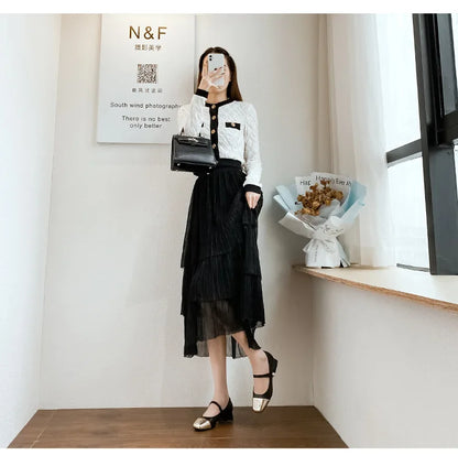 Fashion Mary Jane Women's Shoes 3cm Wide Heel Pumps Embroidered Flowers Pearl Buckle Strap Mary Jane Shoes Luxury Leather Heels
