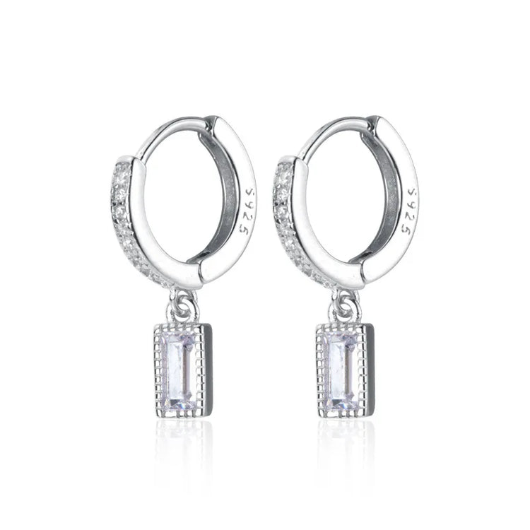925 Sterling Silver Vintage Earrings For Women Trendy Simple Retro Earring Jewelry Prevent Allergy Party Accessories Gift