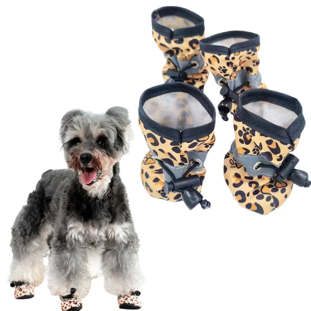 Dog Summer Shoes Soft Anti-slip For Small Medium Dogs Cute Waterproof Adjustable Puppy Footwear Chihuahua Yorkshire Pug Supplies