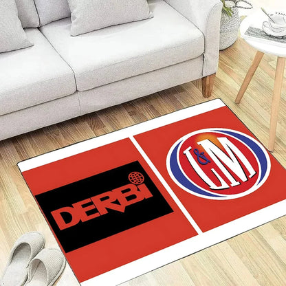 DERBIS Motorcycle Floor Mats Carpet Bedroom Decor Bedside Soft Carpets Home Living Room Anti-slip Rugs Lounge Area Rug Doormat