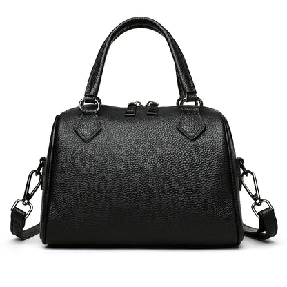 100% Genuine Leather Tote Bag Women Bags Designer Cowhide Luxury Handbags Ladies Shoulder Crossbody Bags Commuting Messenger Sac
