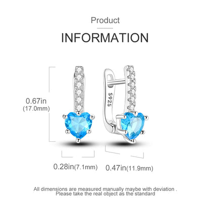 925 Sterling Silver Star Moon Heart Shape Earrings Jewelry Versatile Hoop Earrings For Women Jewelry Fine Birthday Party Gifts