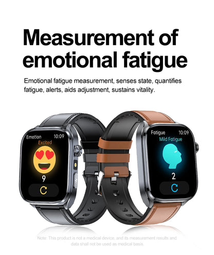 2026 New Non-Invasive Laser Treatment Three High Smart Watch Man ECG Heart Test Blood Fat Uric Acid Smart Watch For Android IOS