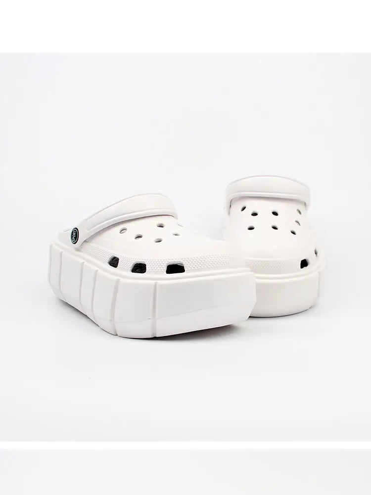 Women's Flat Shoes Non-Slip Slippers Women 7cm Height Sandals Luxury Brand Platform Heels Eva Clogs Fashion Girl Slippers