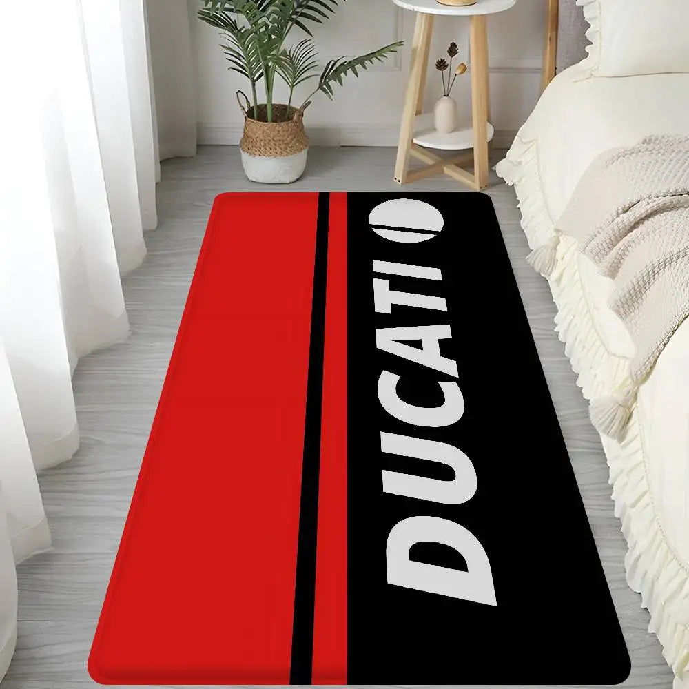 Motorcycle Racing D-Ducaties Floor Mat Rectangle Anti-slip Home Soft Badmat Front Door Indoor Outdoor Mat Welcome Doormat