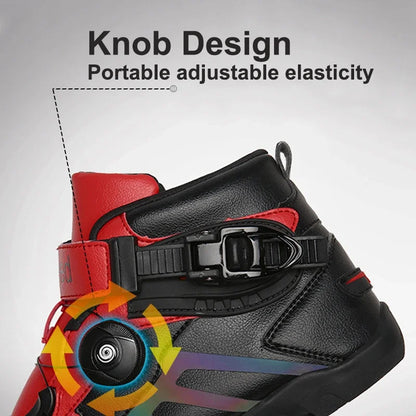 Motorcycle Boots Men Motocross Safety Protection Shoes Accessories Off-Road Racing Waterproof Anti Slip Short Boot motorcycles
