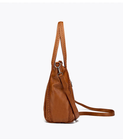 Genuine Brand Leather Women Handbag Luxury Designer Shoulder Crossbody Bags Ladies Purse Messenger Tote Bag Female Commuting Bag