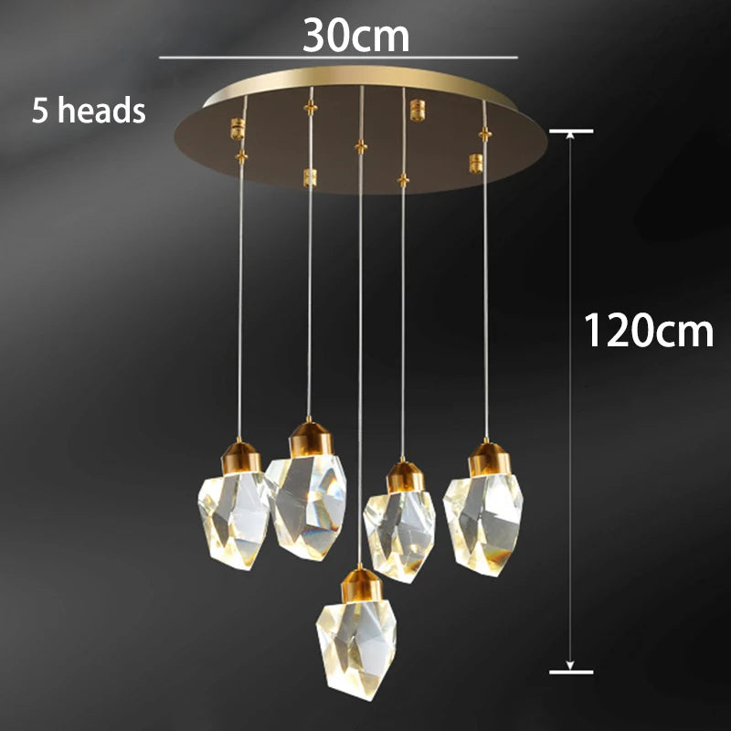 Living room decoration salon bedroom decor dining room Pendant lamp led lights for room indoor Chandelier lighting Chandeliers