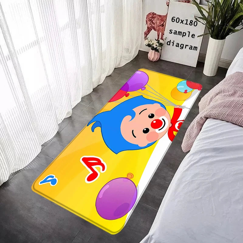 Cartoon Foot Rug Welcome Floor Mat for Entryway Plim Plim Bathroom Hallway Carpet Kitchen Water Adsorbed Rugs Fluffy Home Decor