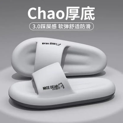 Fashion Men's Summer Ligtweight EVA Indoor Home Sandals Slippers Shoes Men Slippers Outdoor Students Women Comfortable Slides