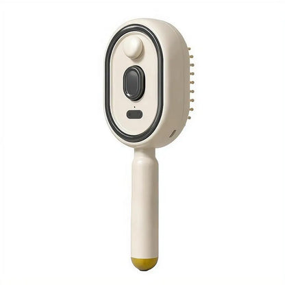 New Electric Hair Care Spray Massage Comb Self Cleaning Steam Essential Oil Brush Hair Oil Applicator Scalp Massager For Women