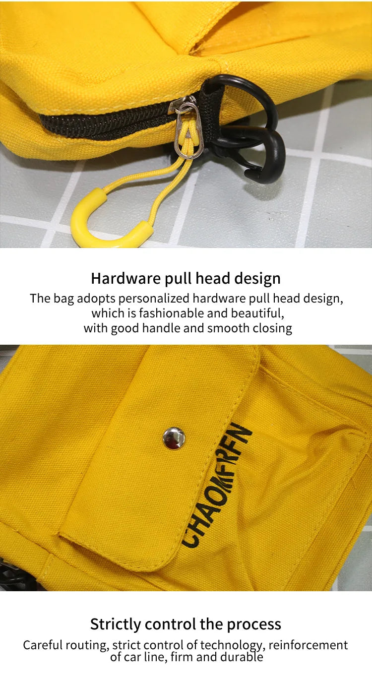 Small Canvas Bag Women's Crossbody Shoulder Bags for Women Messenger Coin Purse Cartoon Cell Phone Shoulder Bags Phone Handbags
