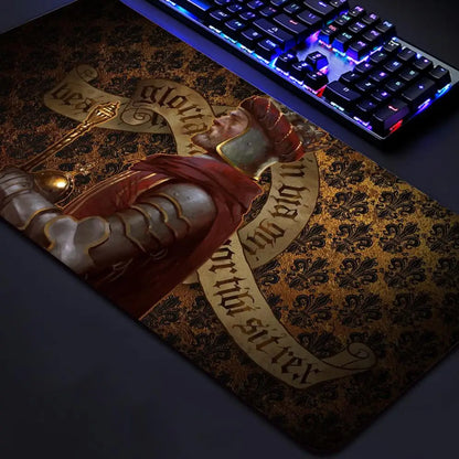 Kingdom Come Deliverances Games Mouse Pad Game eSports CSGO mouse pad extra large thickened table mat boys and girls anti-slip m