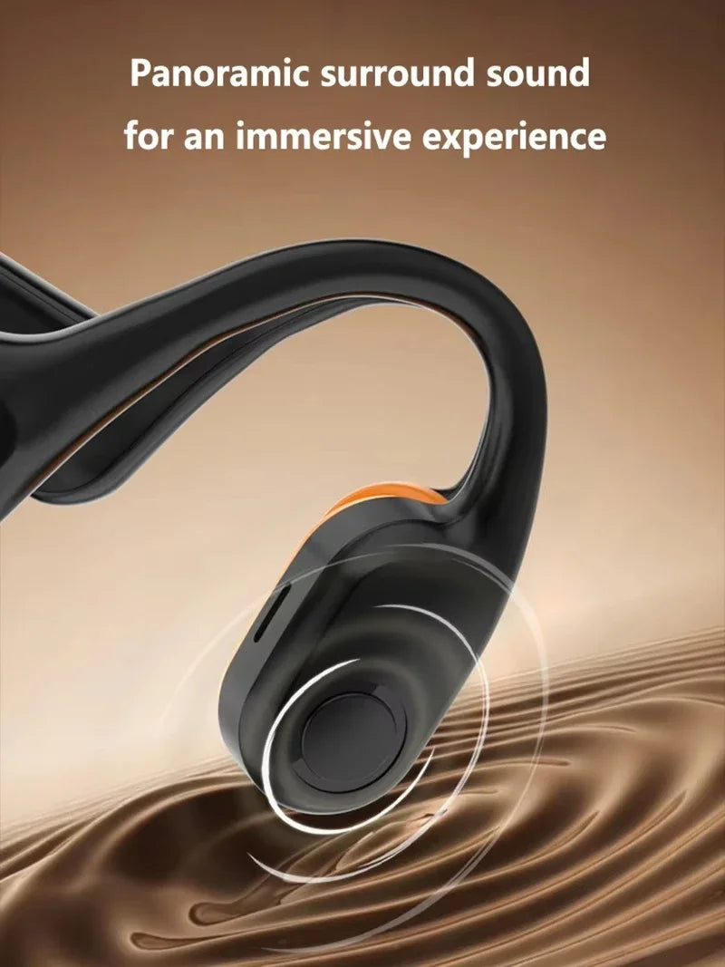KS8 Open Air Conduction Neckband Sports Earphones Bluetooth 6.0 Ip56 Waterproof Wireless Headset For Running Fitness Commute