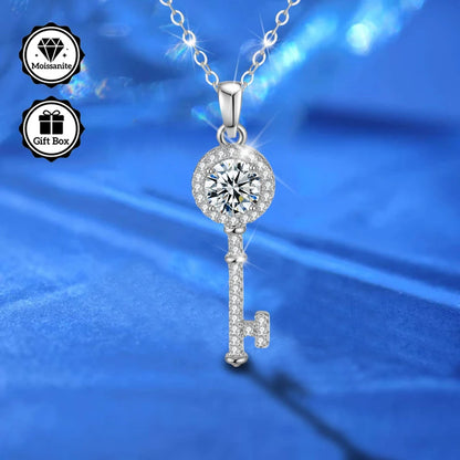 Christmas Gift for, Moissanite Necklace for Women, Jewelry for Women, Hypoallergenic Necklace, High Quality Jewelry, Bohemian,