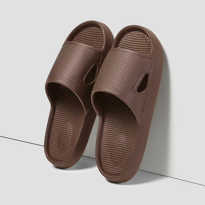 Thick Platform Cloud Slippers EVA Soft Sole Pillow Slides Summer Beach Flip Flops Women Non Slip Bathroom Home Slippers
