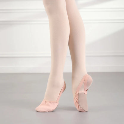 Girls Rhythmic Gymnastics Shoes Women Ballet Dance Shoes Half-palm Shoes Belly Dance Shoes Women's Children's Suede Half Shoes