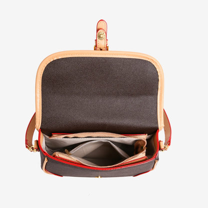 Fashion Women's Shoulder Bag Vintage Simple PU Leather Crossbody Bags for Women Luxury Designer Bag Ladies Purses and Handbags