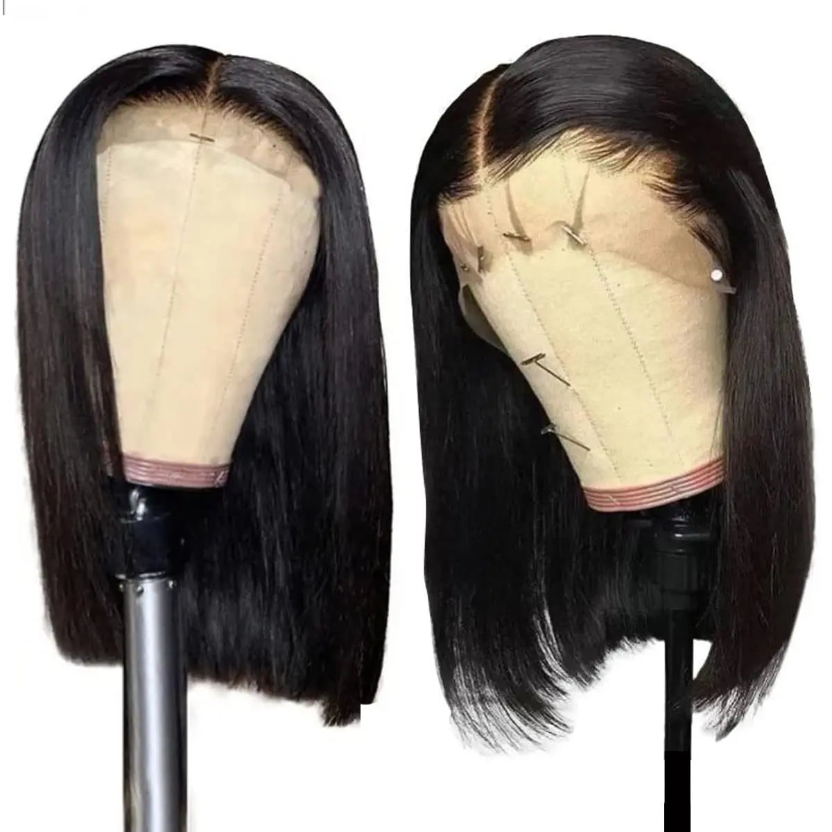 Bob Wig Human Hair Lace Front Wigs Human Hair Human Hair Wigs Transparent 13X4 Straight Lace Frontal Bob Wigs Cheap wigs