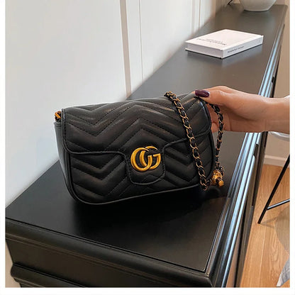 2026 Light Luxury Fashion Women'S  Shoulder Crossbody Bag Niche New Underarm Bag Fashionable Chain Bag Handbag Bag For Women