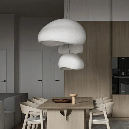 Nordic Minimalist Wabi-Sabi E27 LED Pendant Lights Modern Ceiling Chandelier For Dining Room Bedroom Bar Loft Home Hanging Lamp