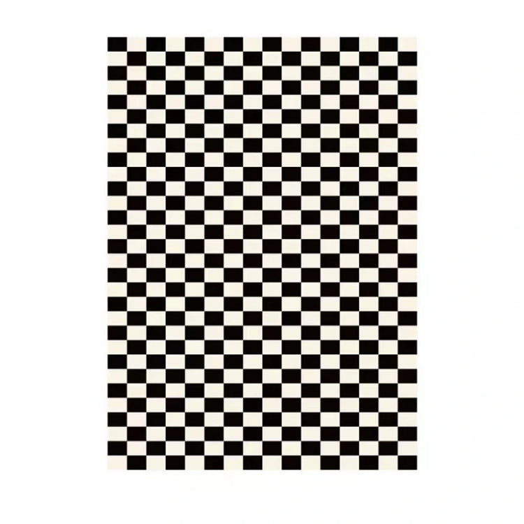 Light Luxury Black and White Striped Rug Modern Large Area Living Room Sofa Rugs Simple Bedroom Decor Carpet Home Room Carpets