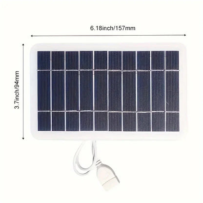 30W Portable Solar Panel 5V Solar Plate WithUSB Safe Stabilize Charger For Power Bank Phone Outdoor Camping Home RV Gift