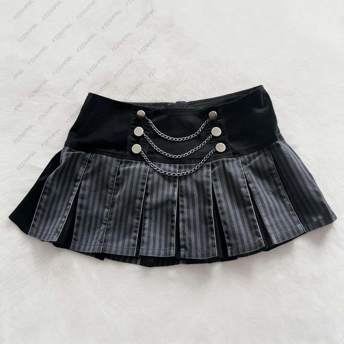 Y2K High Street grey A-line dress women's wear Harajuku hot Girl Sweet guy characteristic style slender elastic Cool denim dress