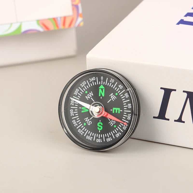 35/40MM Handheld Compass ABS Camping Pocket Compass Portable Navigation Climbing Riding Children Gift Outdoor Survival Gear