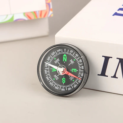 35/40MM Handheld Compass ABS Camping Pocket Compass Portable Navigation Climbing Riding Children Gift Outdoor Survival Gear