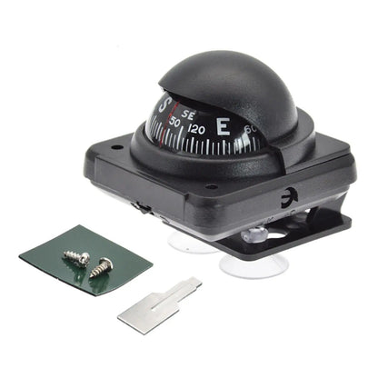 Vehicle Marine Compass ABS Magnetic Mount Car Dashboard Compass for Boat Vehicle Navigation and Sailing