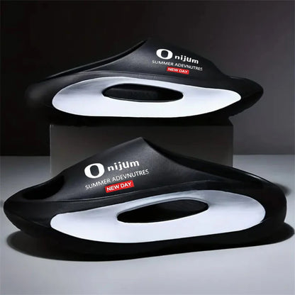 Men's Slippers EVA Non-slip Slides Fashion Slippers Comfortable Men's Slides Summer Sandals Home Indoor Shoes Big size