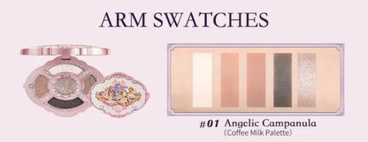 Flowerknows All In One Mackup Set Gift Box Flower Knows Glitter Eye Shadow Palette Blusher Long Lasting Gloss Lipstick With Bag