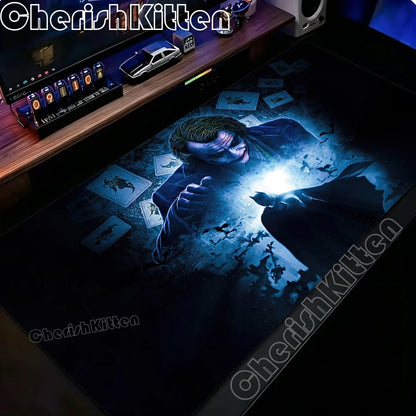 Mouse Mat Joker Mouse Pad Anti-slip Rubber Desk Mat With Lockrand Gaming Accessories Prime Gaming XL Keyboard Pad Padding Mats
