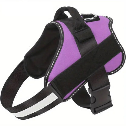 Dog Leash Vest Style Chest Harness Pet Supplies Stretchable Dog Chain Reflective Small Medium Adjustable Dogs Comfortable Secure