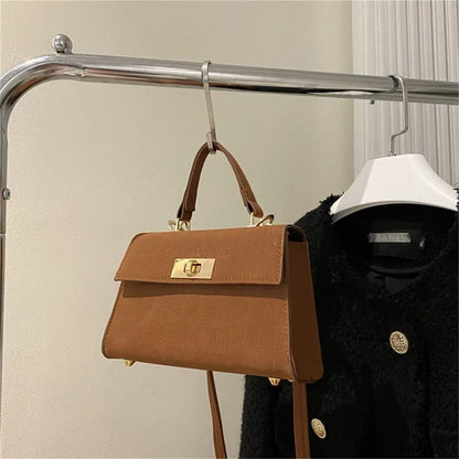 Fashion Women PU Leather Shoulder Messenger Bag Crossbody Bag Ladies Girls Fashionable and Simple Travel Large Capacity Handbags