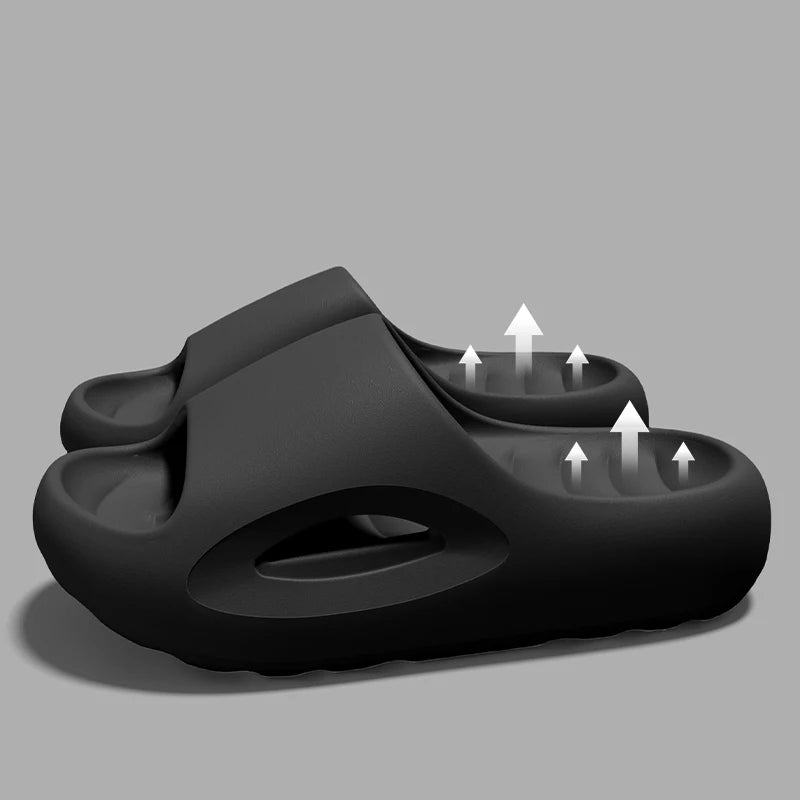 Summer Fashion Slippers For Men Sport Outdoor Open Toe Beach Slides Bathroom Non-slip Indoor Home Sandals For Women Couple Shoes