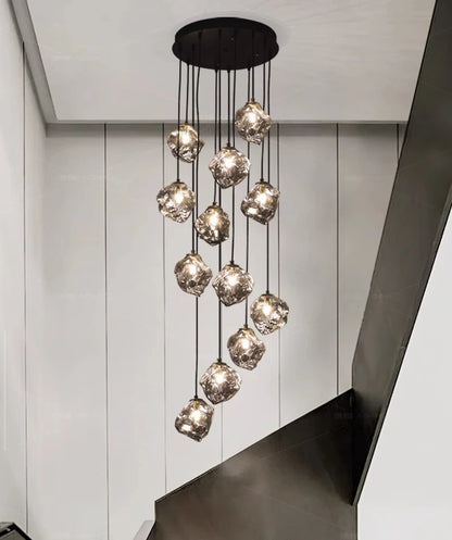 Modern home decor led lights pendant light lamps forstaircase Chandeliers for living room hanging light indoor lighting