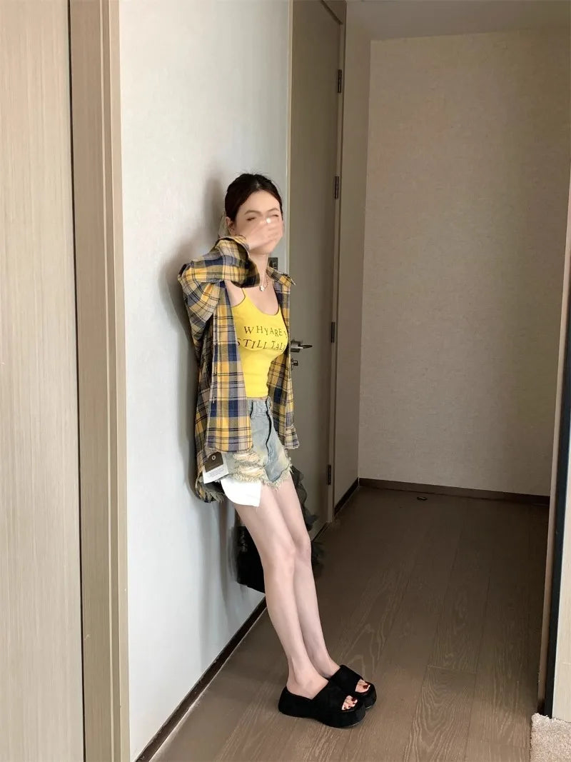 Women Platform Slippers Fashion Wedge Heeled Sandals Luxury Suede Casual Slides Summer New Beach Shoes for Women Sandalias Mujer