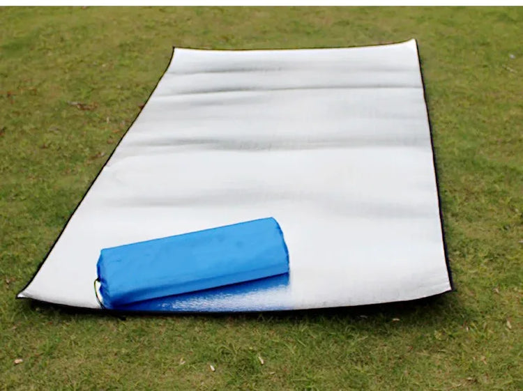 Camping Mat Foam Foil Blanket  Aluminum Insulation Foam Foil Mat Sleeping Pad Thermal Outdoor Tent Footprint Reflecting Heat