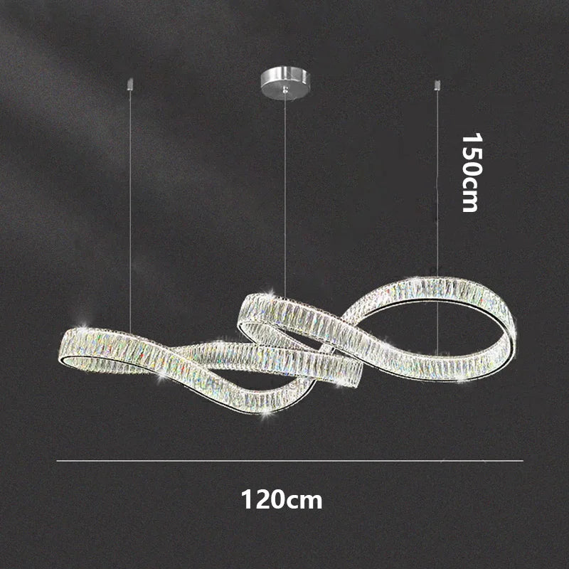 home decorationPendant lights, luxury crystal living room chandelier, dining room Pendant lamp, ceiling light, indoor lighting