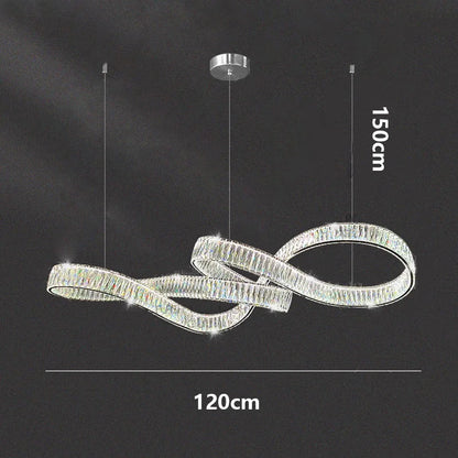 home decorationPendant lights, luxury crystal living room chandelier, dining room Pendant lamp, ceiling light, indoor lighting